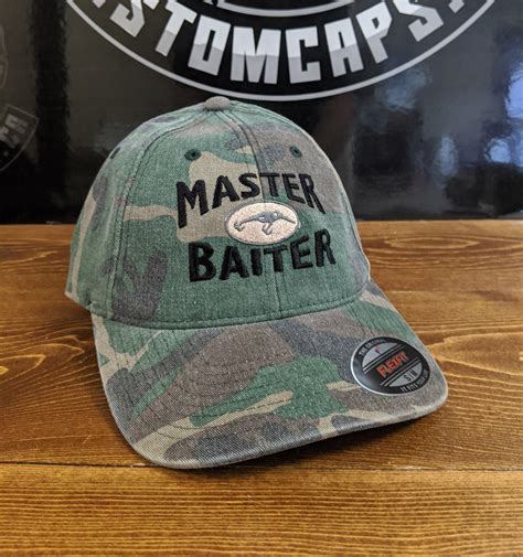 Master baiter hat - An expert fisherman. "Uhhhh uncle Rick...why are you taking your pants off?" "Now you see here sonny...to hook a big sumbitch you need a big worm and lucky for us, I happen to be a master baiter myself"
